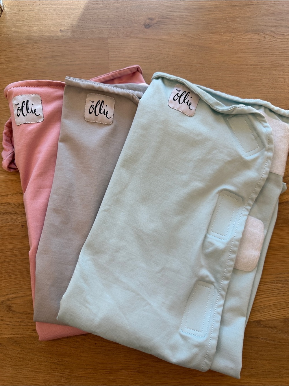 Set of 3 Ollie Swaddles